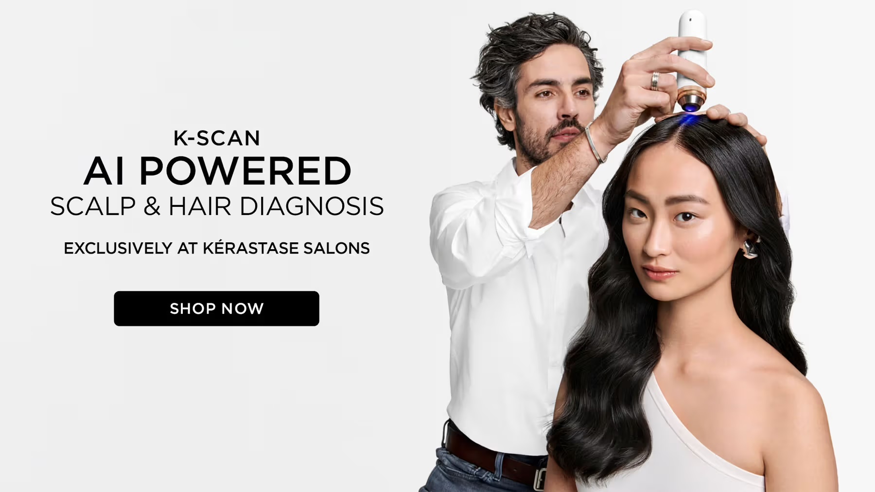 K-Scan — AI-powered scalp & hair diagnosis, exclusively at Kérastase salons